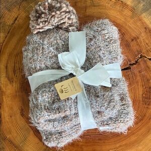 Cozy Knit Scarf and Hat Set